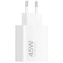 Xiaomi BHR07SLEU 45 W Turbo Charging -virtalähde, USB-A, HyperCharge, EU-pistoke, valkoinen