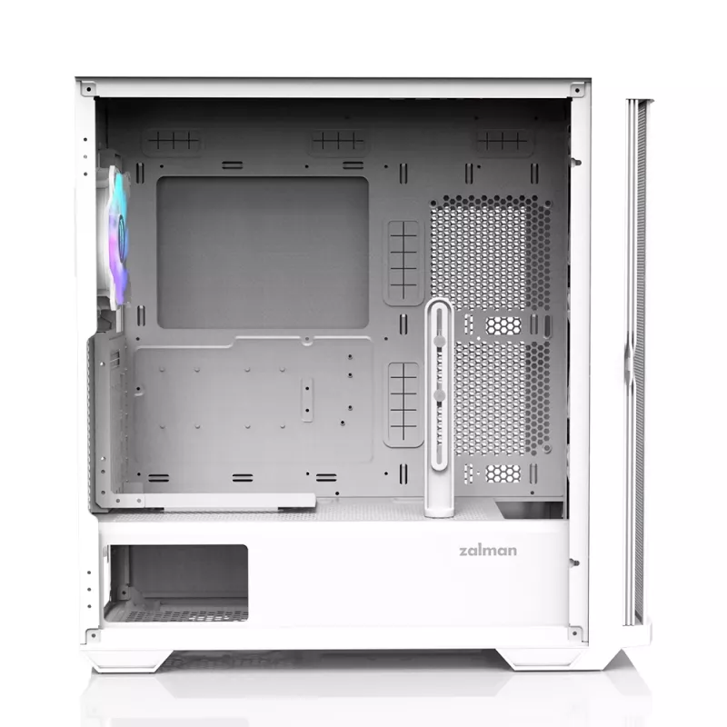 Zalman Z10 DUO ATX ZM-IF120 x4 valkoinen