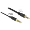 Audiokaapeli DeLOCK 66075 0,5 m 3,5 mm musta