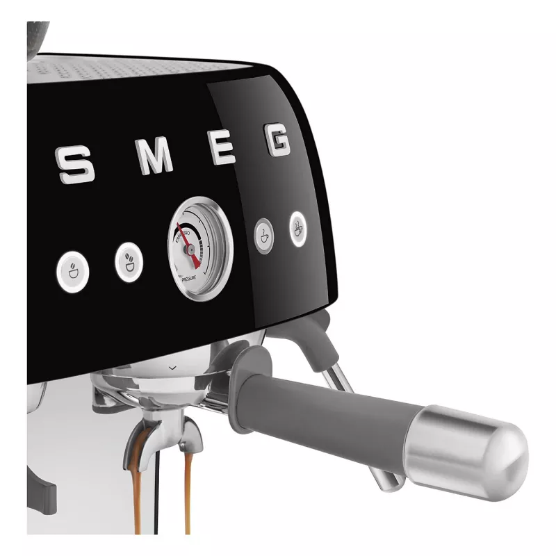 SMEG EGF03BLEU espressokeitin. kahviautomaatti 50s Style. musta