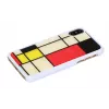 iKins Mondrian suojakuori iPhone XS/X, valkoinen, K1624H
