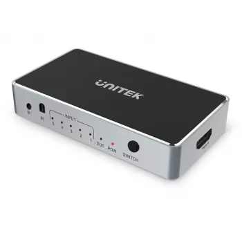 HDMI-videokytkin Unitech V1110A 4K 1.4b 5V 1A