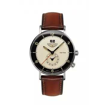 Kello bauhaus Aviation Vintage Pilot 41 mm