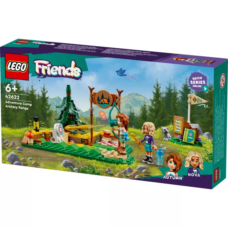 LEGO Friends Jousiammuntaseikkailuleiri 42622 — 157 osaa, 2 minihahmoa, ikä 6+
