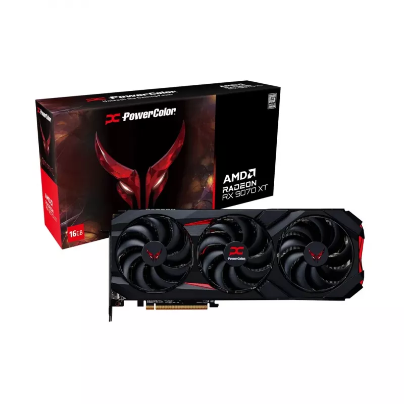 PowerColor Red Devil Radeon RX 9070 XT 16GB GDDR6 PCIe 5.0 näytönohjain