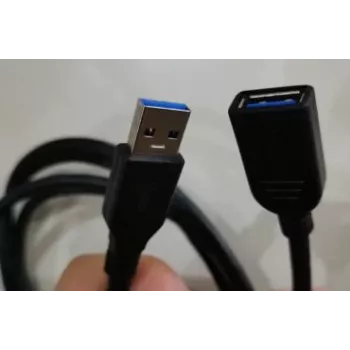 Microconnect MC-ITH-USB3AAF-002 USB-kaapeli USB 3.2 Gen 1 (3.1 Gen 1) 1,8 m USB A musta