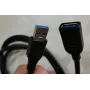 Microconnect MC-ITH-USB3AAF-002 USB-kaapeli USB 3.2 Gen 1 (3.1 Gen 1) 1,8 m USB A musta