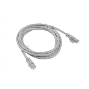 Verkkokaapeli LANBERG Cat6 RJ-45 - RJ-45 2 m F/UTP, CCA-johdin, harmaa