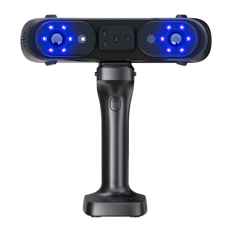 3D-skanneri Creality Sermoon X1 — tarkkuus 0,02 mm, Wi‑Fi 6, 34 laseria, NIR, musta