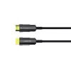 Unitek C11072BK-20M HDMI 2.0 AOC-valokuitukaapeli 20 m, 4K 60 Hz, musta