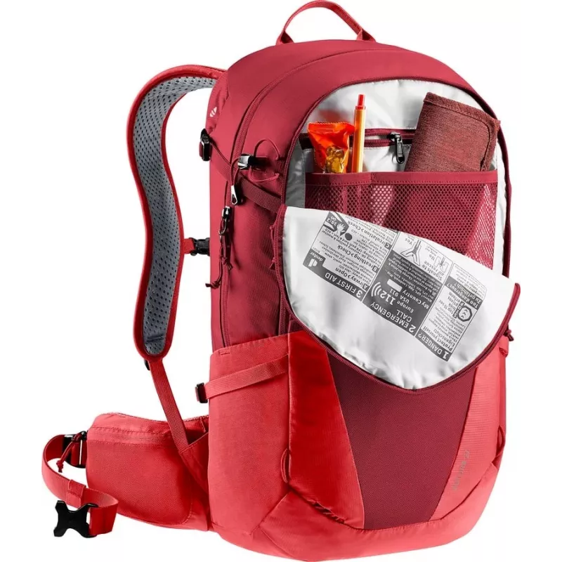 Deuter Futura 27 naisten vaellusreppu punainen
