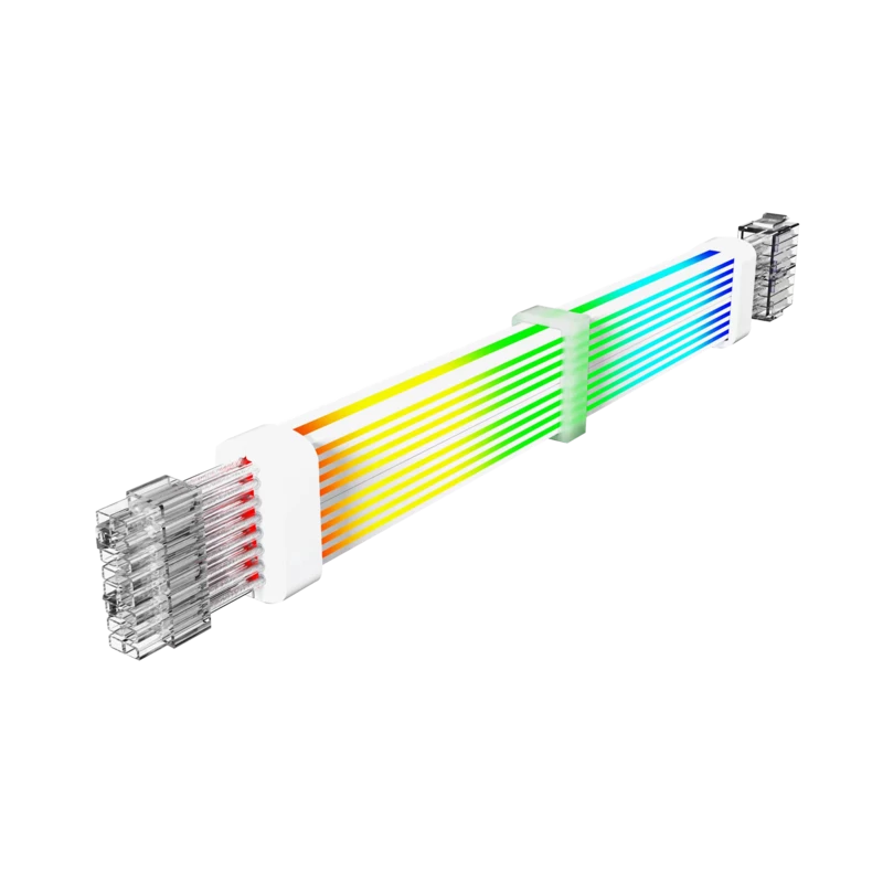 Gamemax virtalähteen jatkokaapeli VGA/CPU 2x8PIN-W, valkoinen