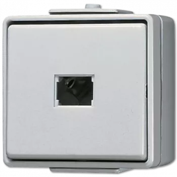 Painokytkin Jung 631W — valkoinen duroplastkotelo, 250 V AC