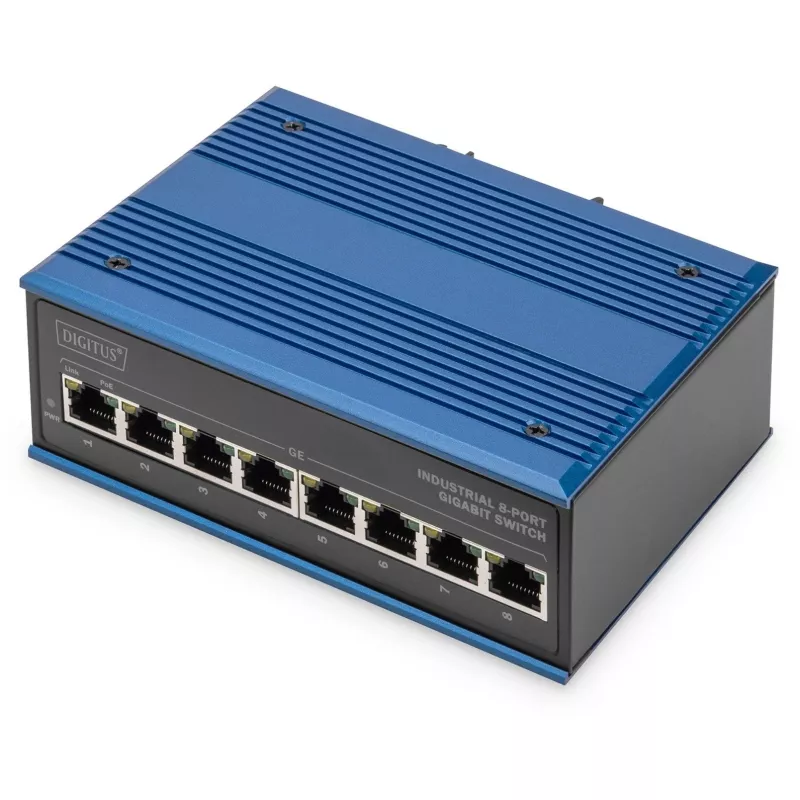 Hallitsematon kytkin Digitus DN-651121 8 porttia Gigabit Ethernet PoE