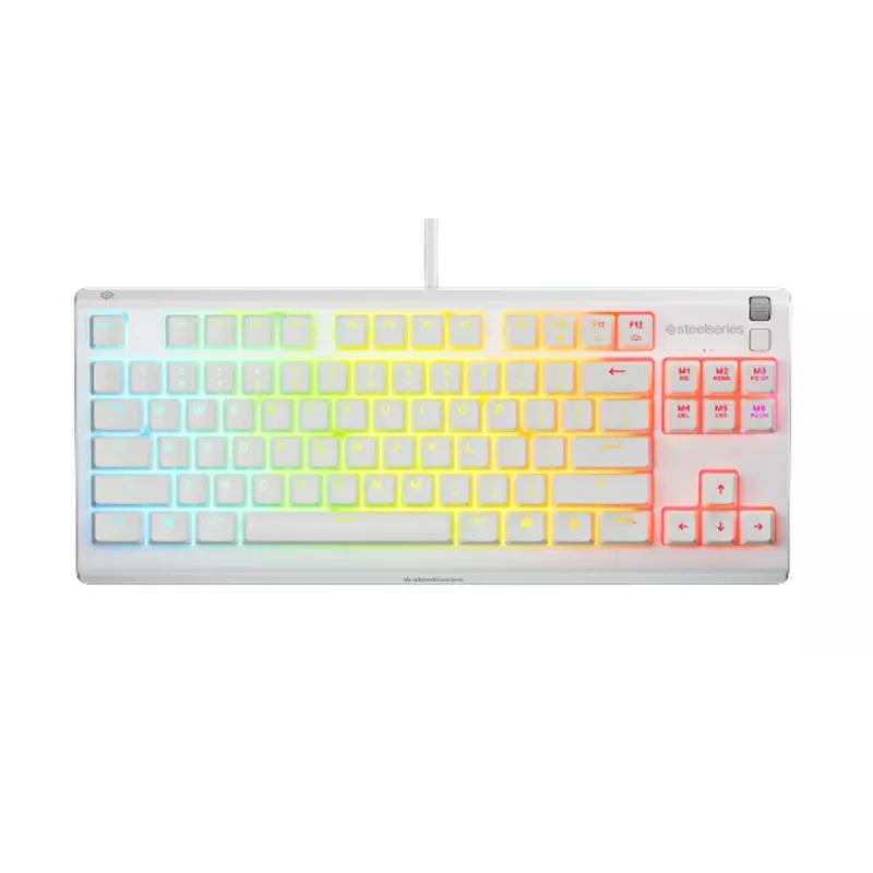 Näppäimistö SteelSeries Apex 3 TKL US, valkoinen
