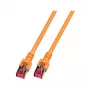 EFB-Elektronik RJ45-verkkokaapeli Cat.6 S/FTP LSZH oranssi 2m
