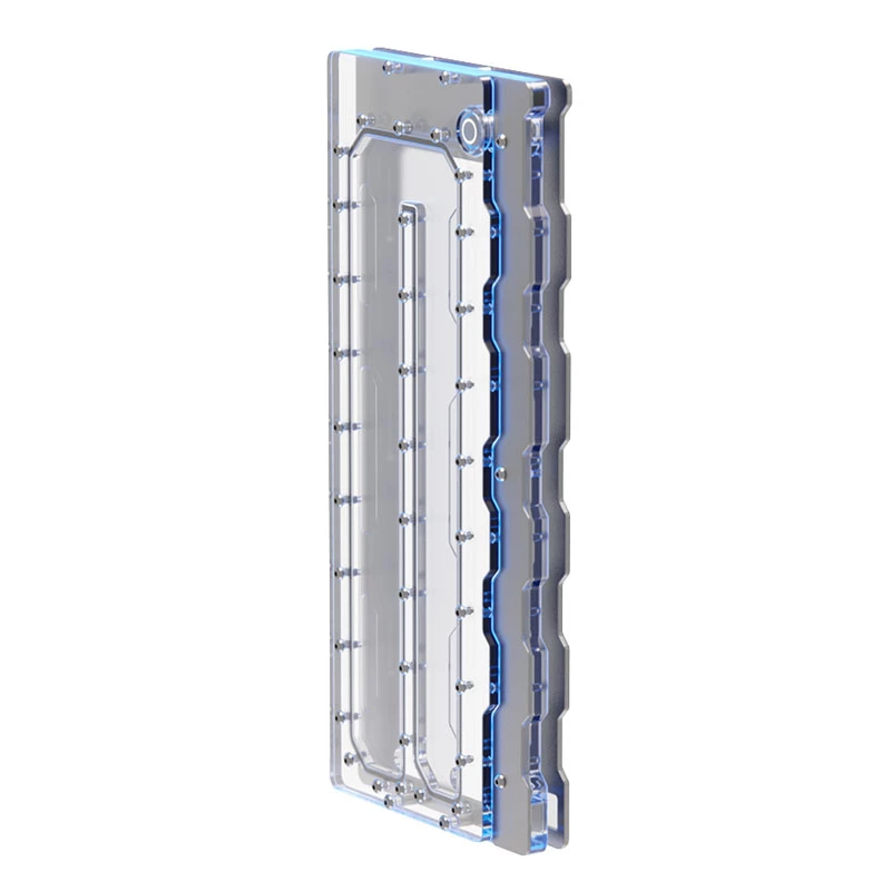 Distro Plate Triton Wraith 2.0 Elite — Distro Plate, hopeinen pinta