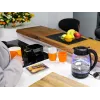 Lafe Essential XL CEG016 lasinen sähkökäyttöinen vedenkeitin, 2 l, 2200 W, musta