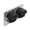 Seinäpistorasia DeLOCK 2-osainen 4 USB-liitännällä 2 x 2,8 A