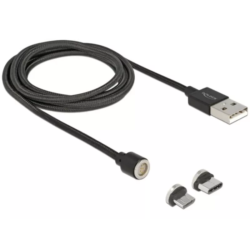USB-kaapeli DeLOCK 85723 USB 2.0 1,1 m USB A USB C/Micro-USB B musta