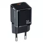 Seinä laturi usams T45 30W USB‑C PD3.0 älypuhelimille ja tableteille