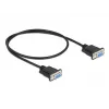 Sarjakaapeli DeLOCK 86614, musta, 0,5 m, RS-232