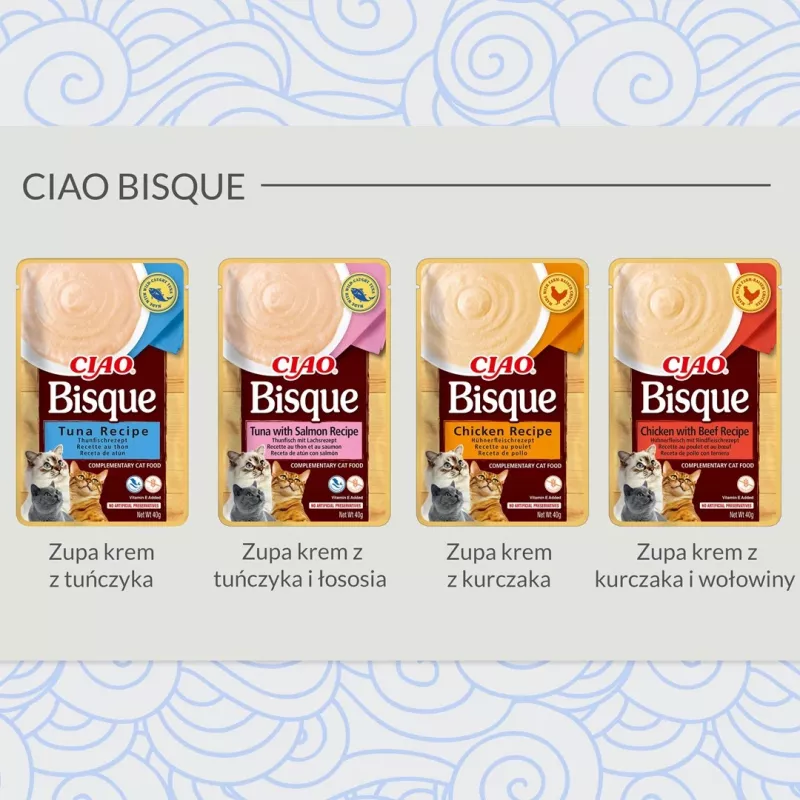 INABA Ciao Bisque tonnikala - kissanherkut - 40 g