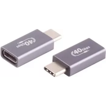USB-C-sovitin ShiverPeaks Pro 4.0 Metal, USB-C–USB-C, metallikotelo