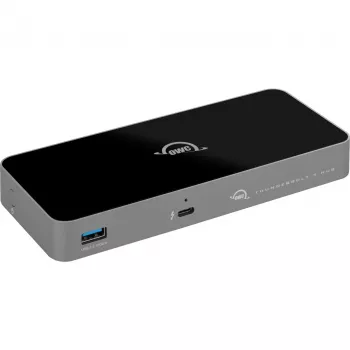 Thunderbolt 5 -keskitin, telakointiasema harmaa/musta, Thunderbolt 5, USB-A