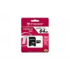 Flash-muisti Transcend 64GB MicroSDXC Class 10 adapteri