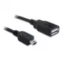 USB-kaapeli DeLOCK 82905 USB 2.0 0,5 m USB A Mini-USB B musta