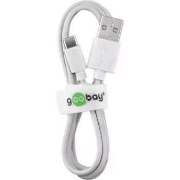 Wentronic 59132 3 m USB-A USB-C uros-uros valkoinen USB-kaapeli (59132)