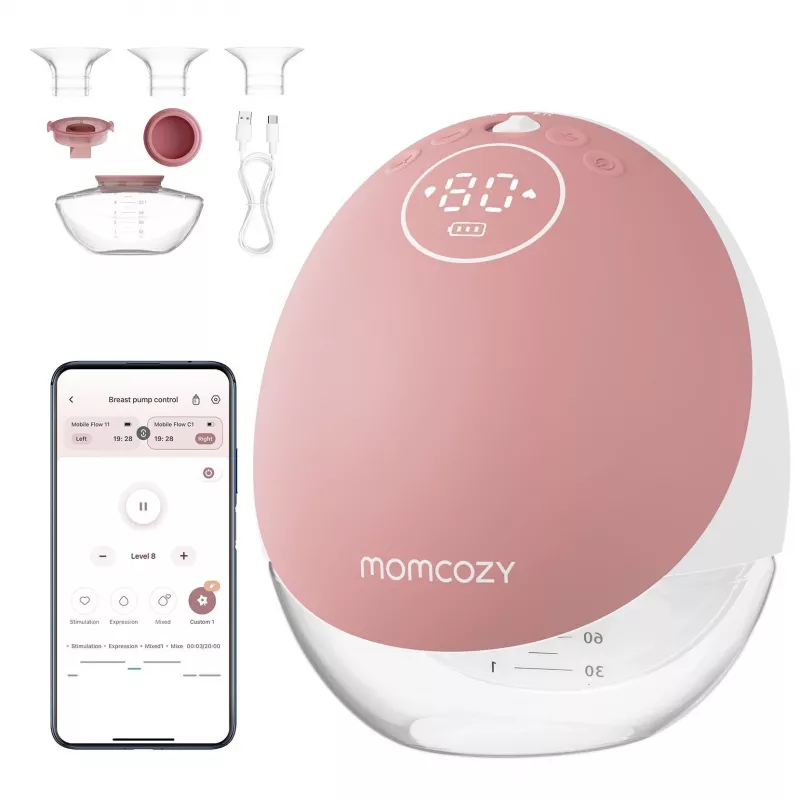 Rintapumppu Momcozy M9 Single punainen 150ml