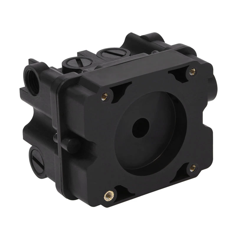 Säiliö Alphacool 15376 musta polyoksimetyleeni 62x80x60mm