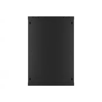 Seinäasennettava kaappi LANBERG WF01-6618-10B, 18U, 600×600×907 mm, musta, 60 kg