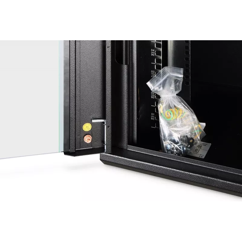 Seinäkiinnitteinen kaappi DIGITUS Dynamic-N 9U, 600x450 mm (LxS), IP20, avainlukko, kokoamaton