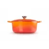 Le Creuset 21177280902430 6,7 L pyöreä kattila oranssi, punainen