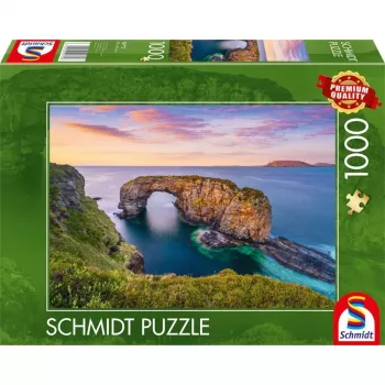 Schmidt Spiele 59772 palapeli — 1 000 palaa — Irlanti Co Donegal Fanad Great Pollet Sea Arch
