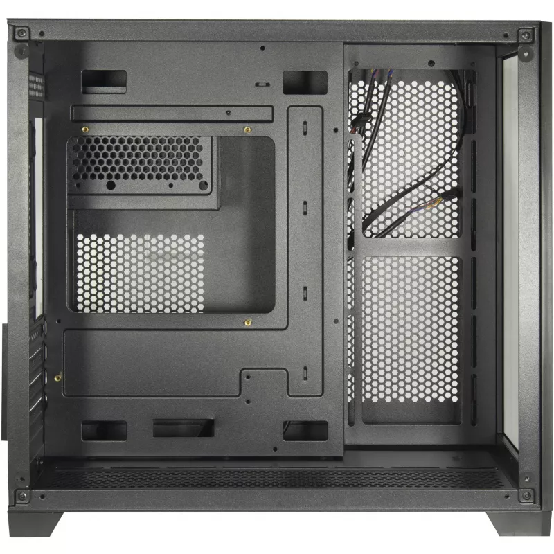 PC-kotelo Inter-Tech C-501 Aspect Midi Tower musta