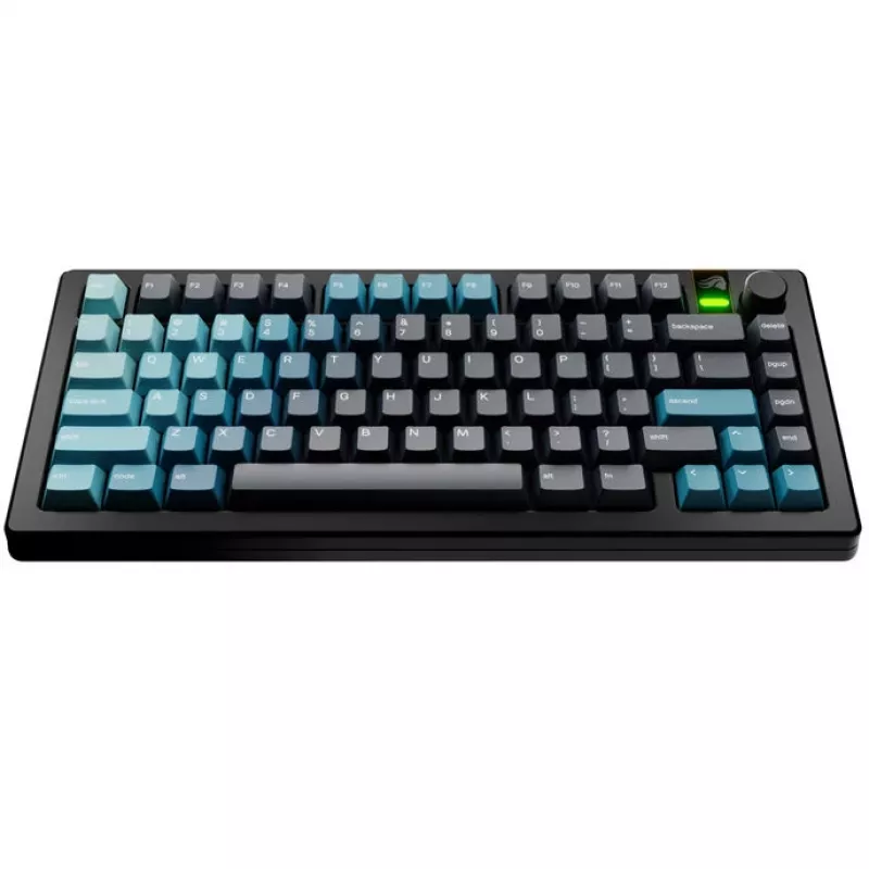 Näppäinhatut GLORIOUS GPBT Gradient Celestial Ice – ANSI-asettelu, PBT-värinsublimaatio-näppäinhattusarja