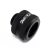 XSPC liitin G1/4 14 mm hardtube, mattamusta - 8 kpl