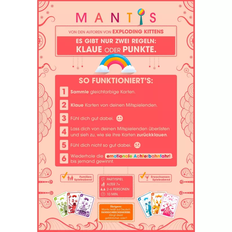 Mantis, lautapeli
