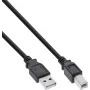 InLine USB 2.0 -kaapeli A–B, musta, 70 kpl:n bulk-pakkaus (B-34502X)
