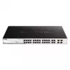 D-Link DGS-1210-28MP/E verkkokytkin hallittava L2 Gigabit Ethernet (10/100/1000) Power over Ethernet (PoE) 1U musta, harmaa