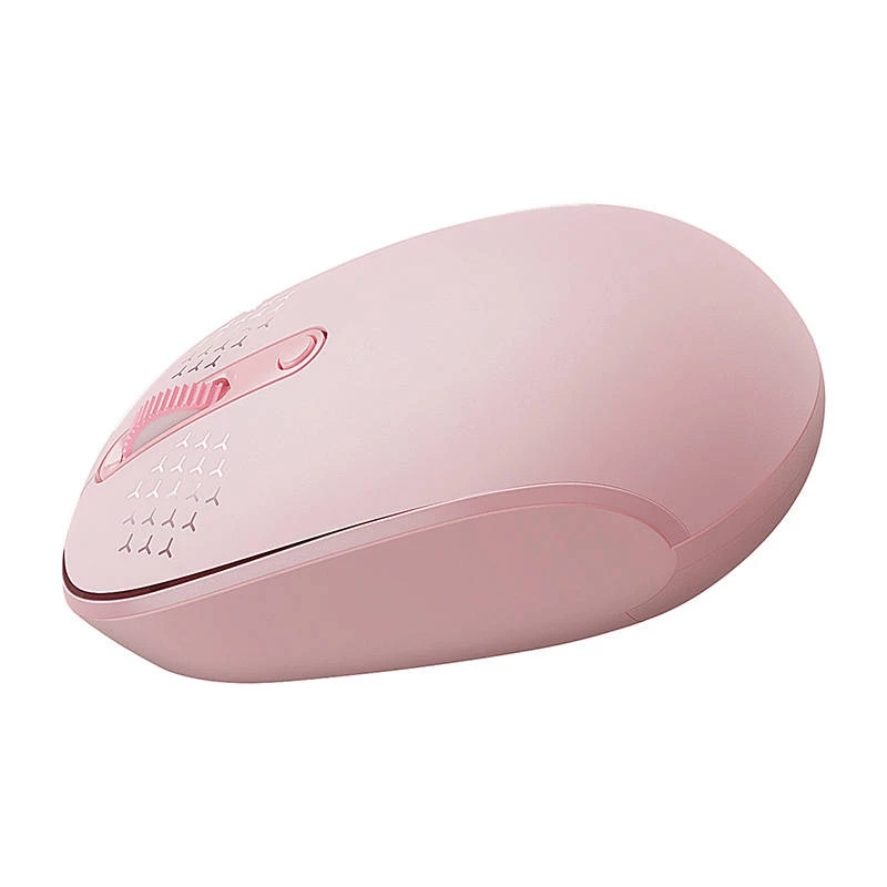 Langaton hiiri Baseus F01B Tri-Mode 2.4G BT5.0 1600 DPI (vaaleanpunainen)