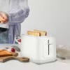 Leivänpaahdin Elle EKTTP201WHEU valkoinen – 2 viipaleen pop-up-paahdin