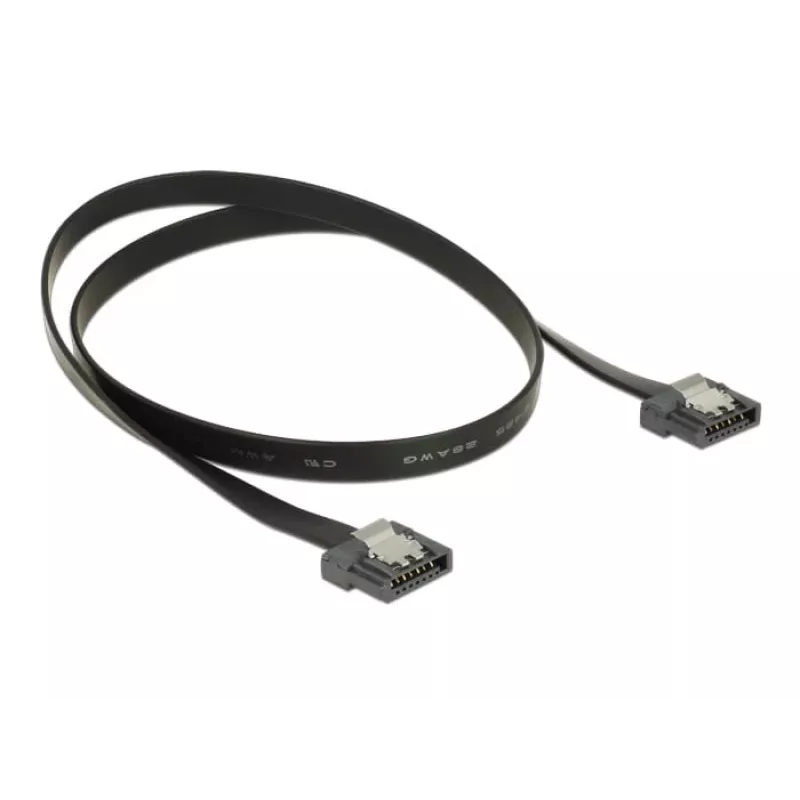 SATA-kaapeli DeLOCK 83841 0,5 m SATA III 7-pin musta