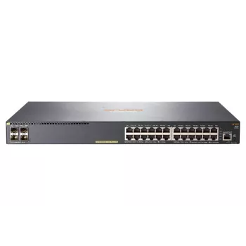 HPE - Aruba Series - kytkin - 2540 24G PoE+ 4SFP+ - hallittava - 24 x 10/100/1000 (PoE+) + 4 x 10 Gigabit Ethernet / 1 Gigabit Ethernet SFP+ - pöytä-, rack- ja seinäasennus