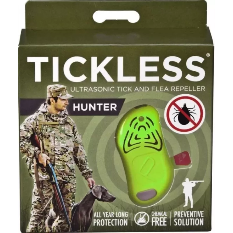 TICKLESS ultraäänipunkinpoistaja, metsästäjille HUNTER, vihreä