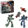 LEGO Marvel Super Heroes Iron Man War Machine -sarja 76320 rakennuslelu, 204 osaa, 2 minihahmoa, 100 mm korkeus